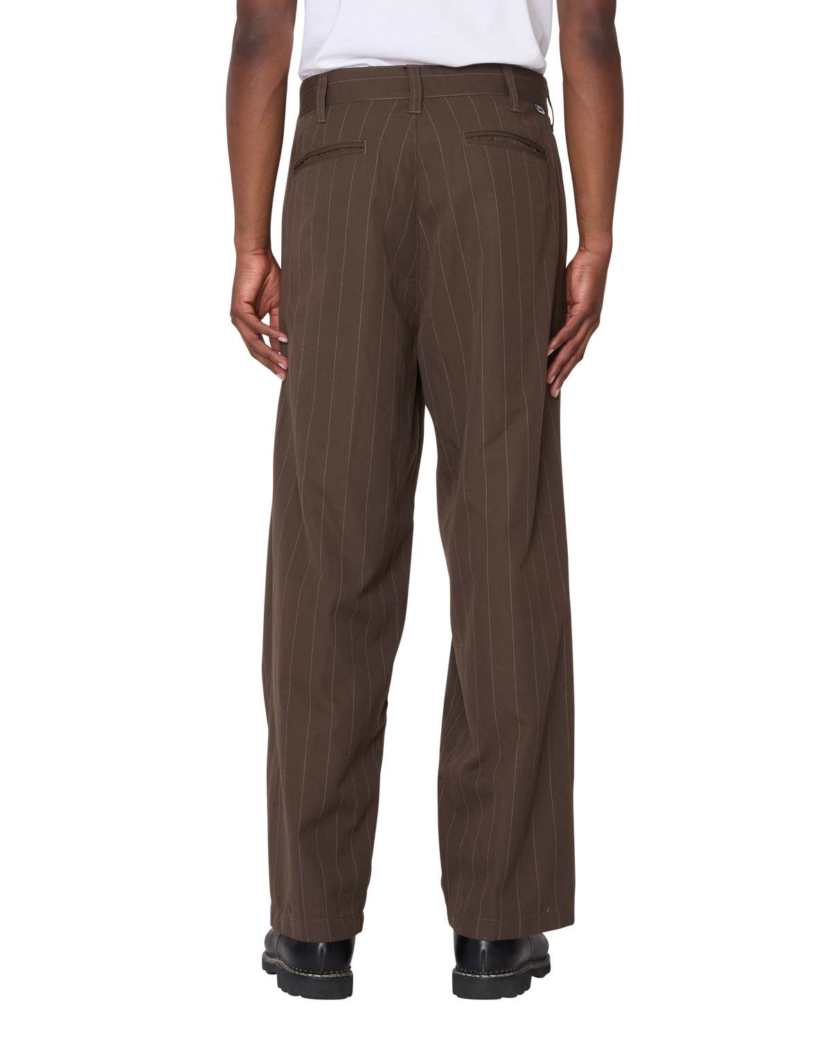 DEAN STRIPE PLEATED PANT