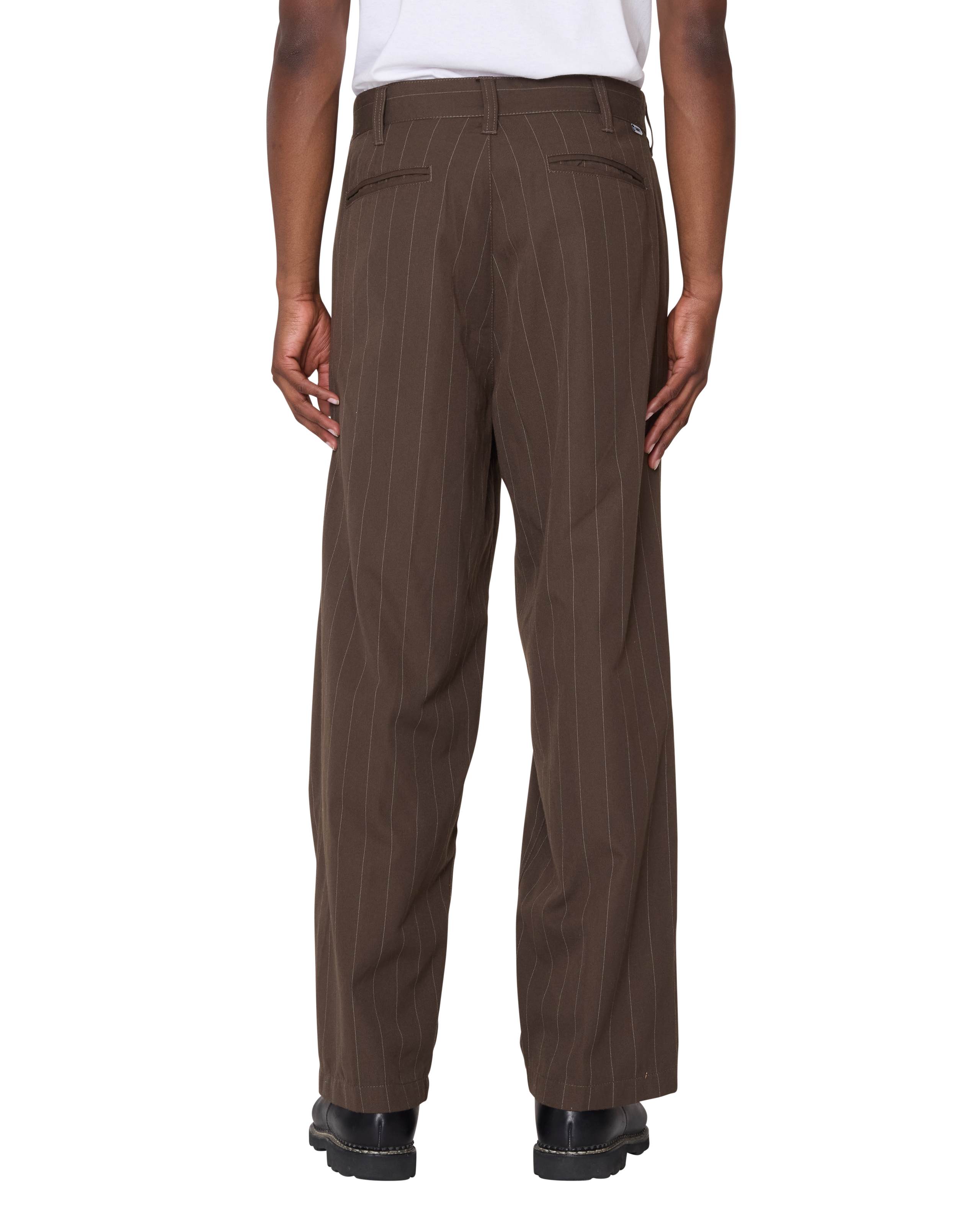 DEAN STRIPE PLEATED PANT (zoomed)