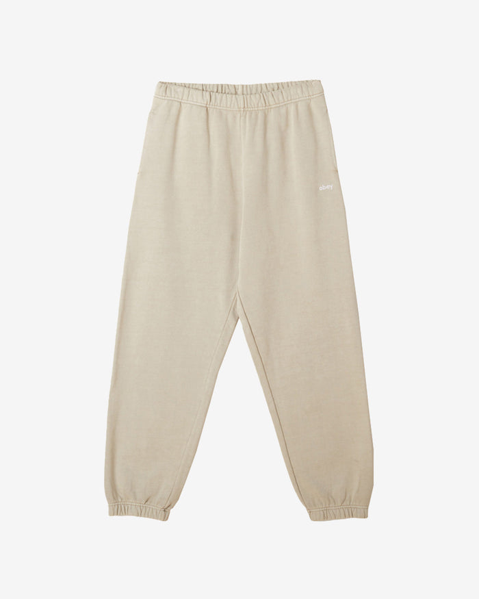 obey lowercase pigment sweatpant pigment abbey stone