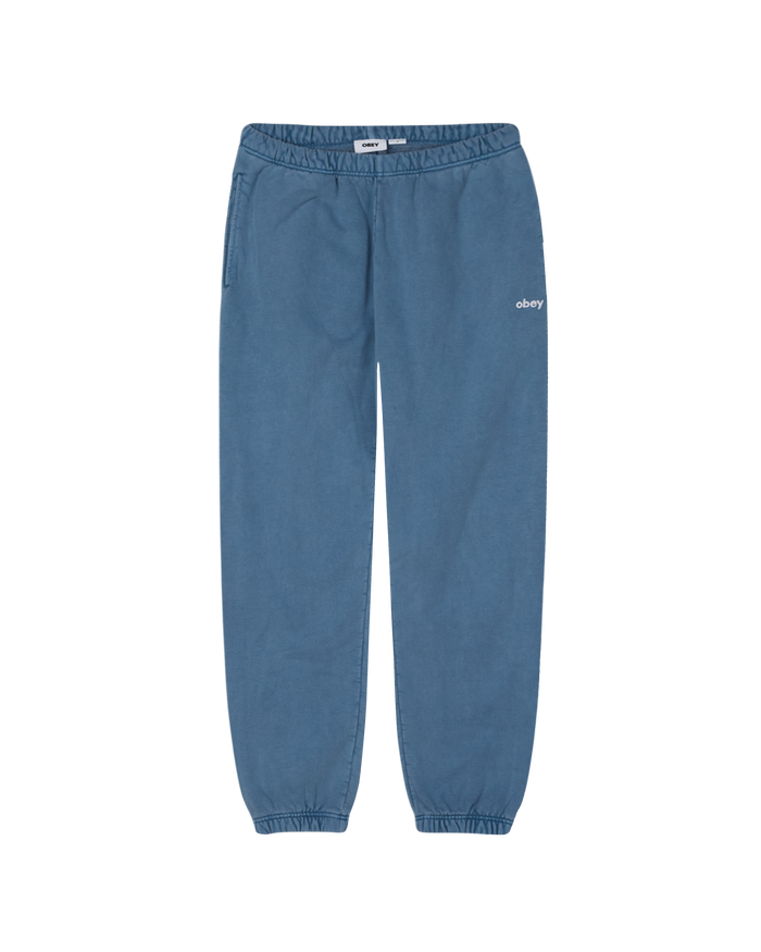 obey lowercase pigment sweatpant pigment coronet blue