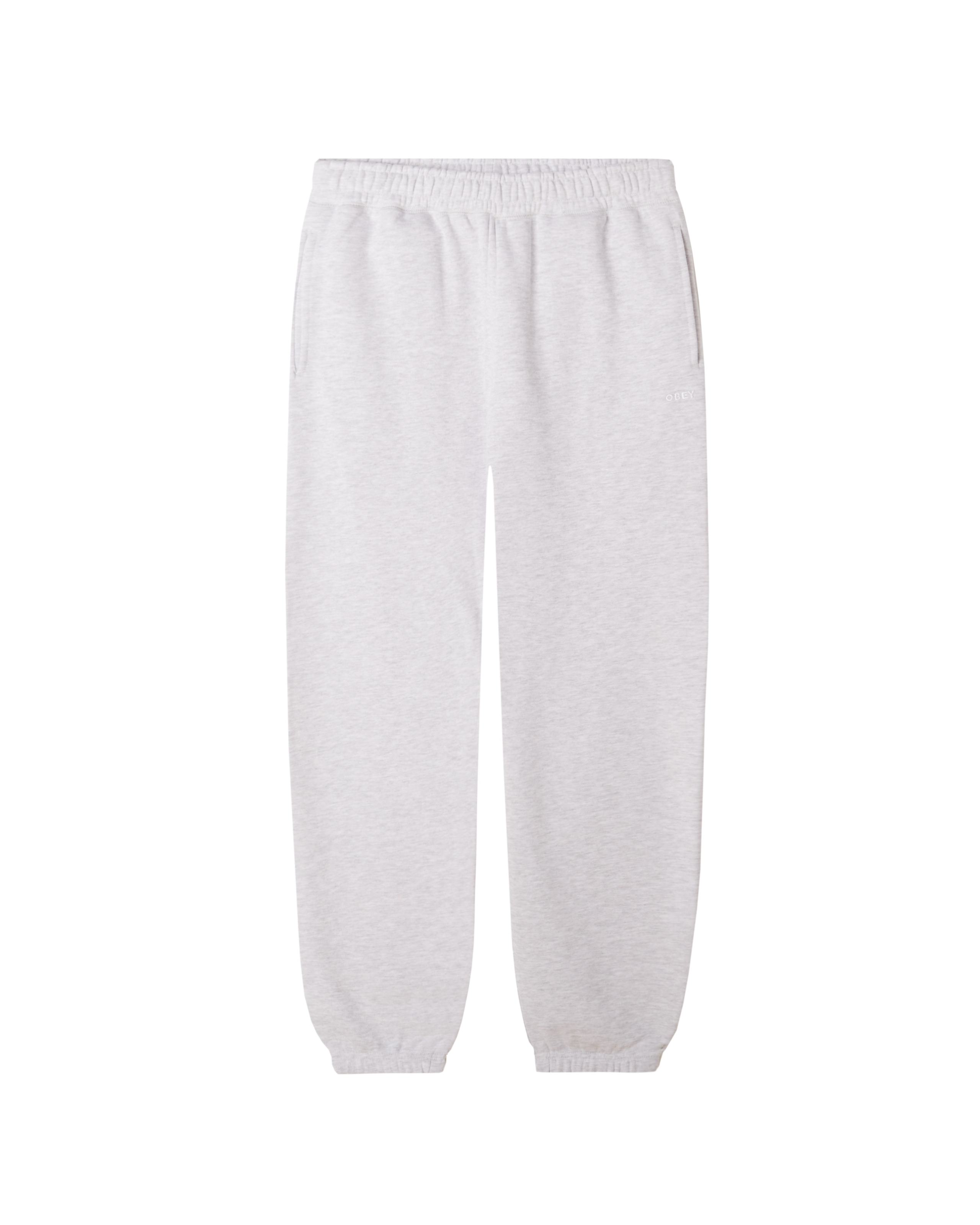 obey est works bold sweatpant ash grey (zoomed)