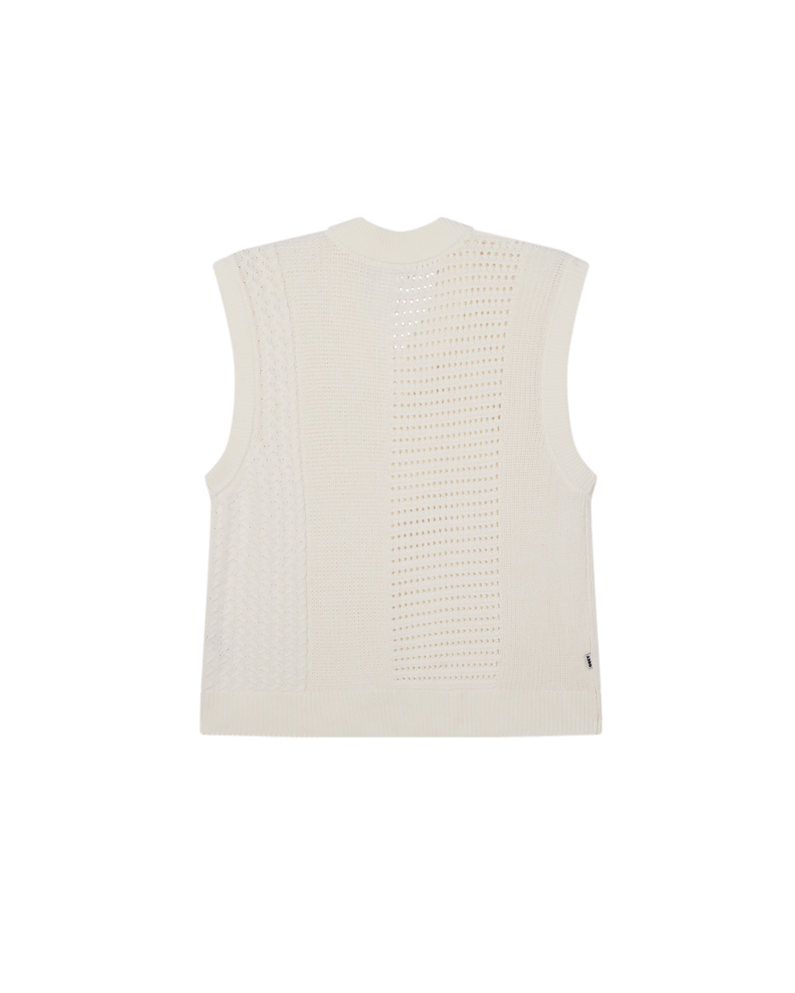 obey garret sweater vest cream