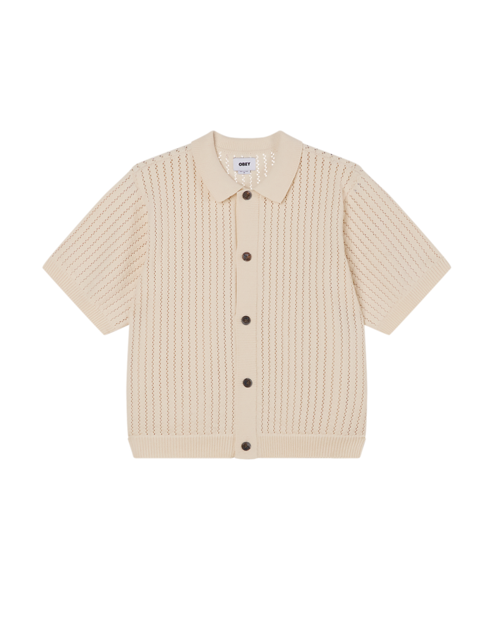 obey dez sweater shirt unbleached