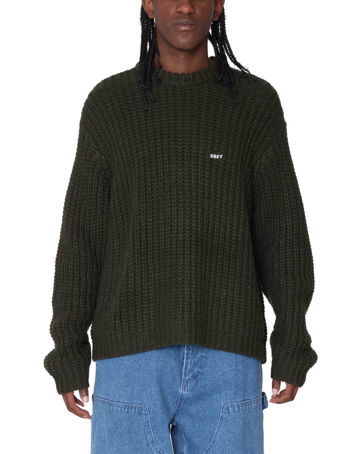 OBEY BOLD CHUNKY SWEATER