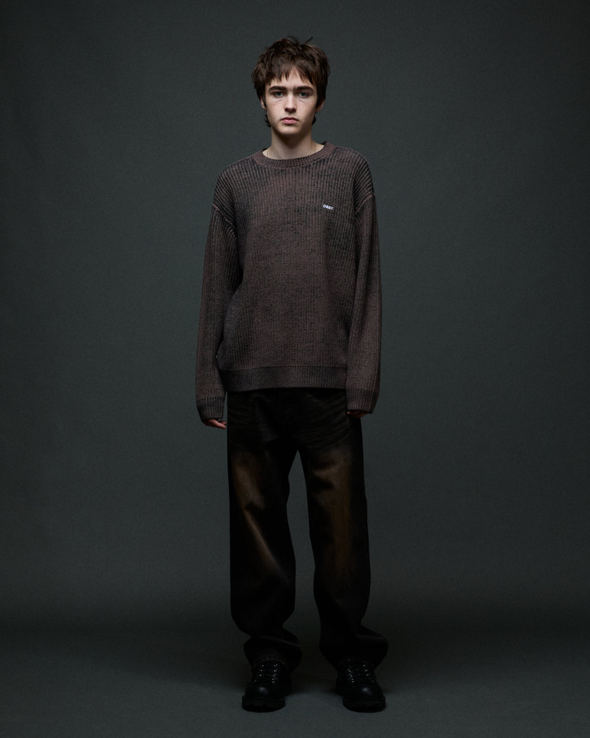 obey-spray-effect-sweater-morel-multi (zoomed)