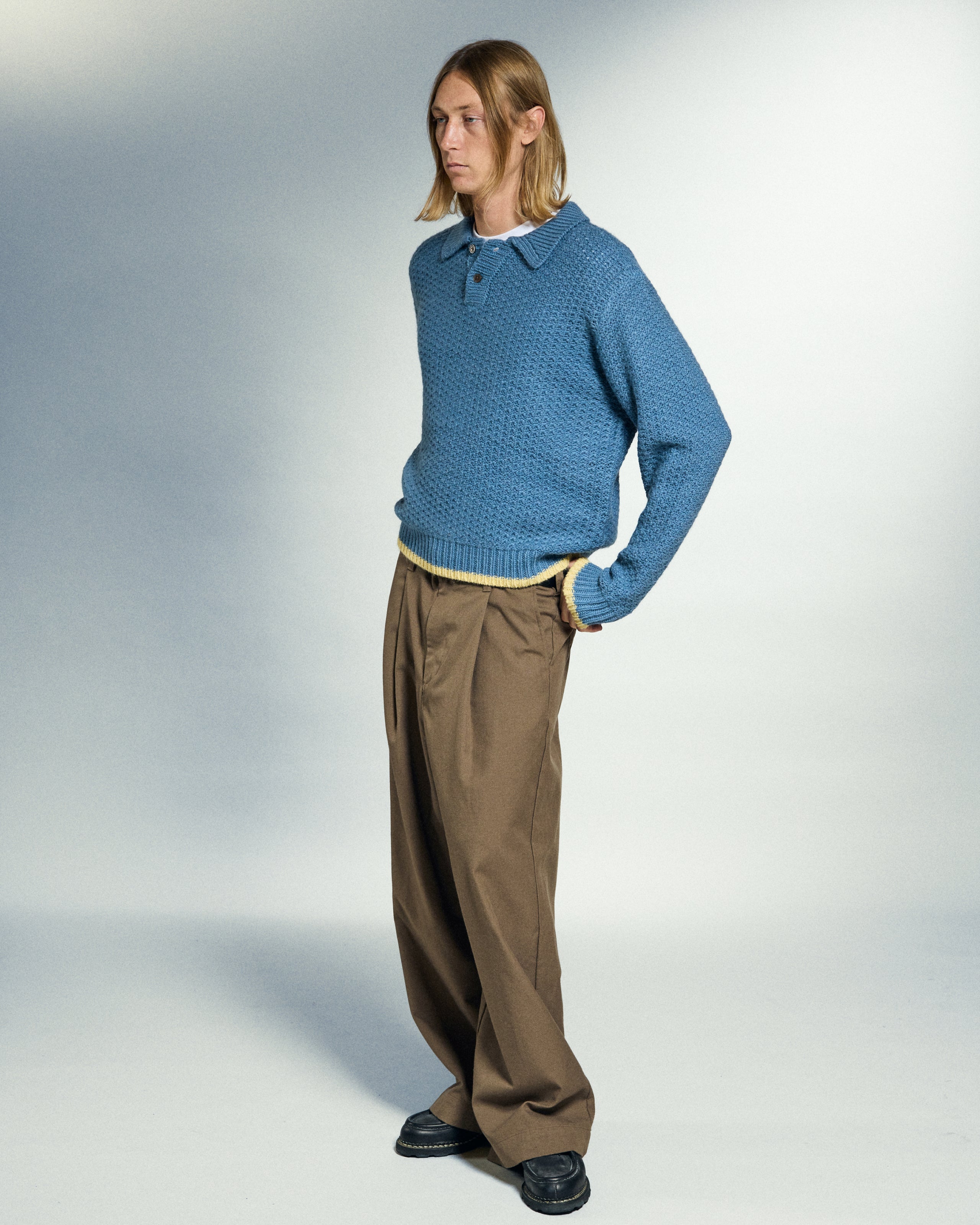 LORETO POLO SWEATER (zoomed)