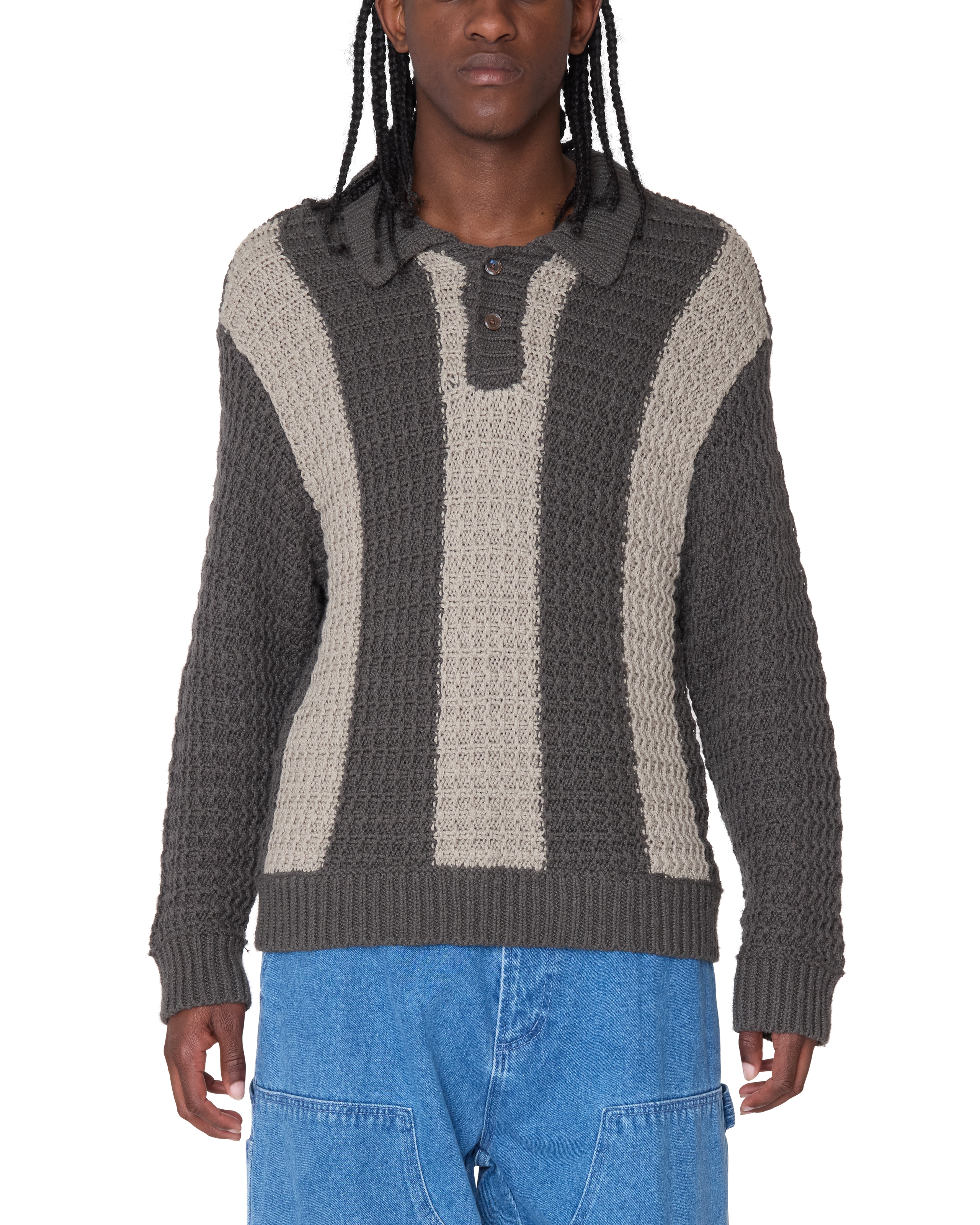 TEXTURED RUGBY POLO (zoomed)