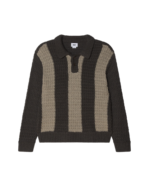 TEXTURED RUGBY POLO – OBEY CLOTHING