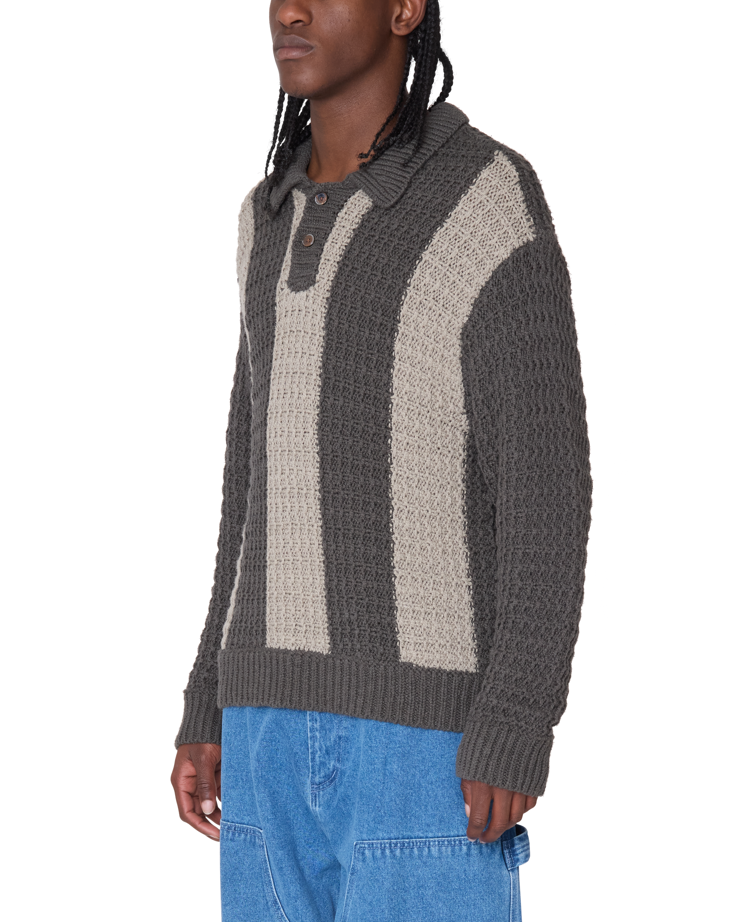 TEXTURED RUGBY POLO (zoomed)