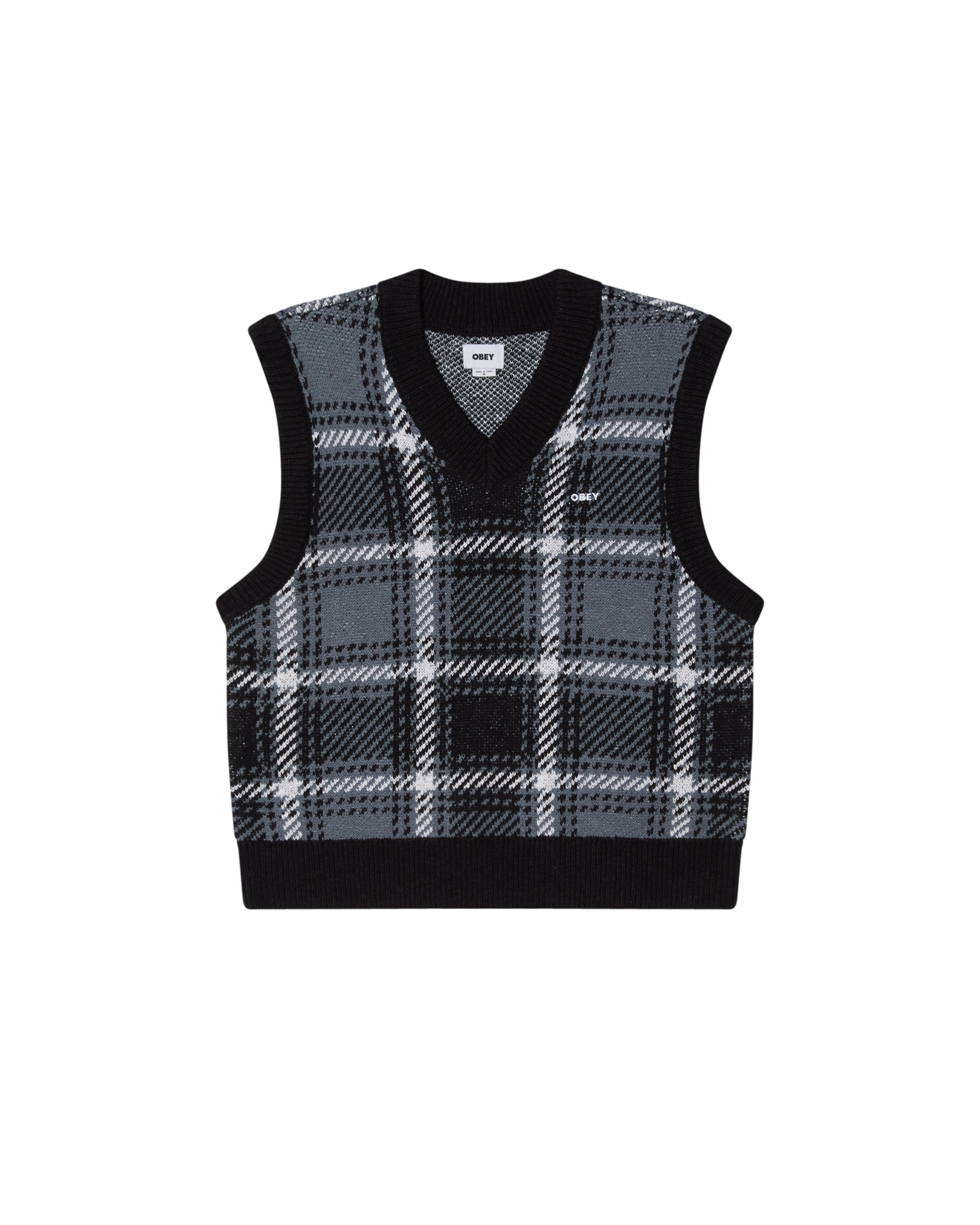 AVON PLAID VEST (zoomed)