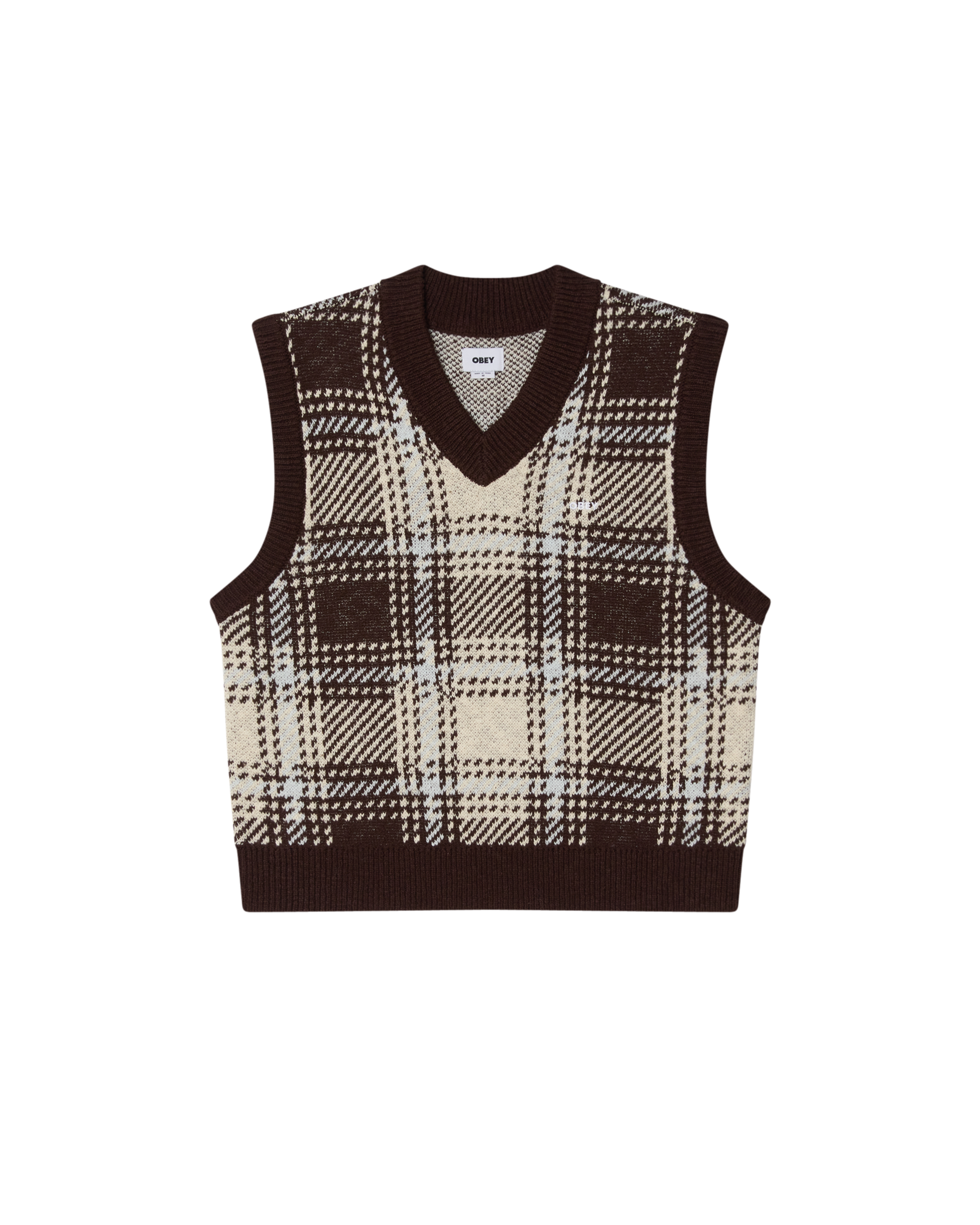 AVON PLAID VEST (zoomed)