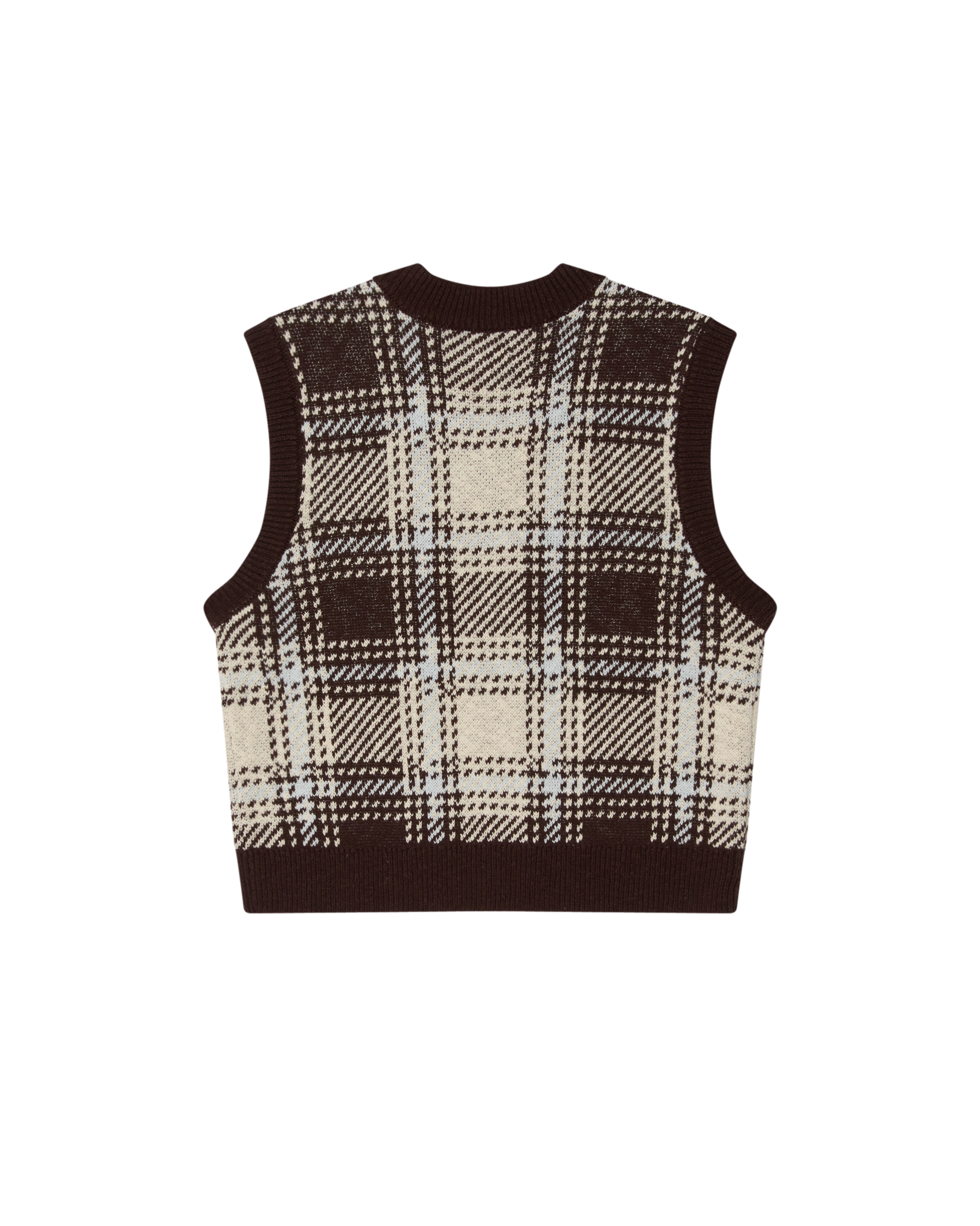 AVON PLAID VEST (zoomed)