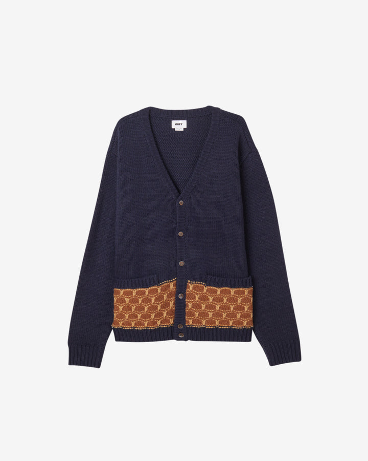 KEI CARDIGAN NAVY MULTI