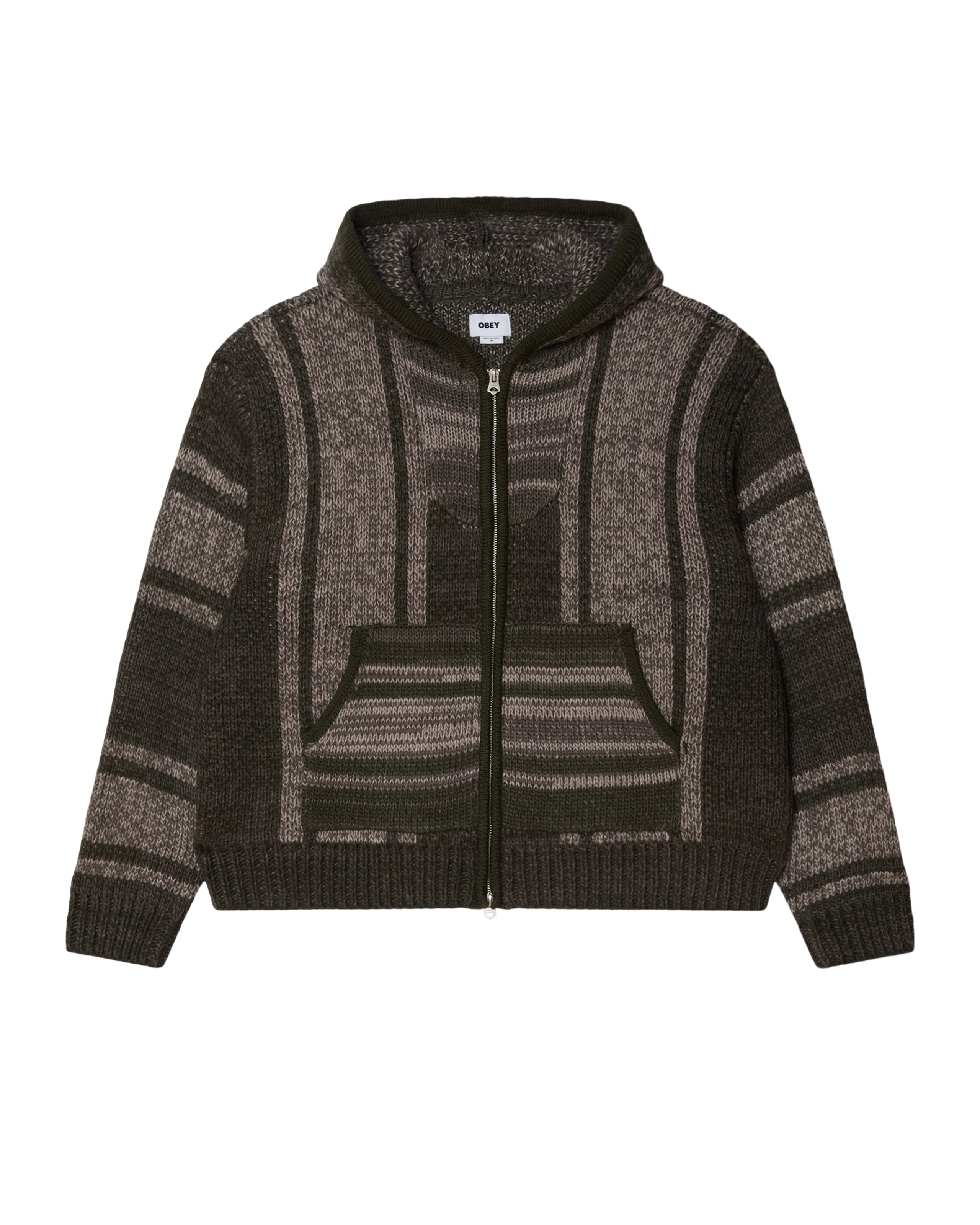 ZIP UP BAJA SWEATER (zoomed)