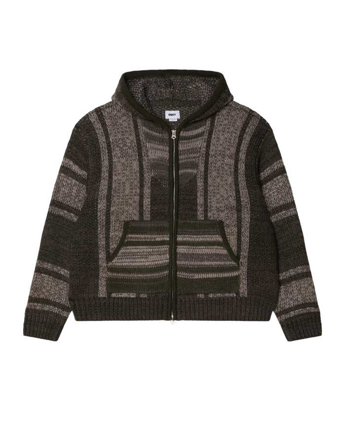 ZIP UP BAJA SWEATER