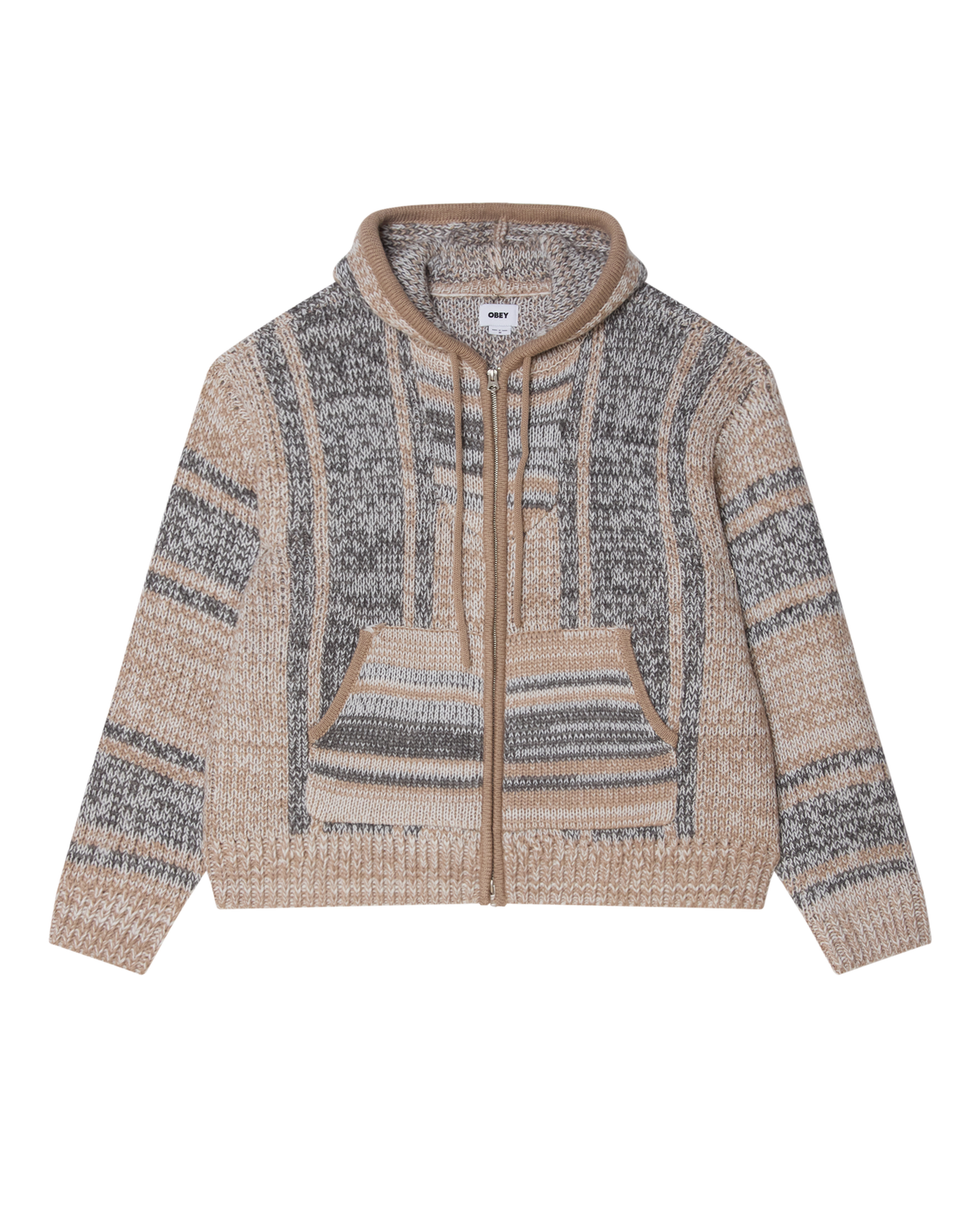 ZIP UP BAJA SWEATER