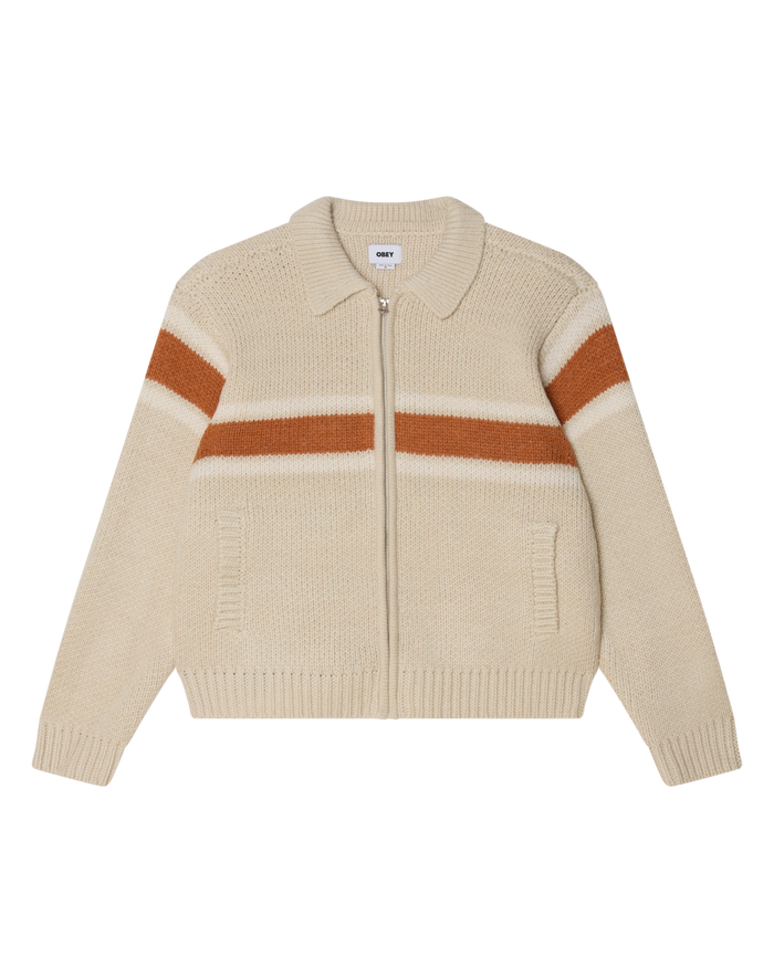 BERNARD ZIP UP SWEATER
