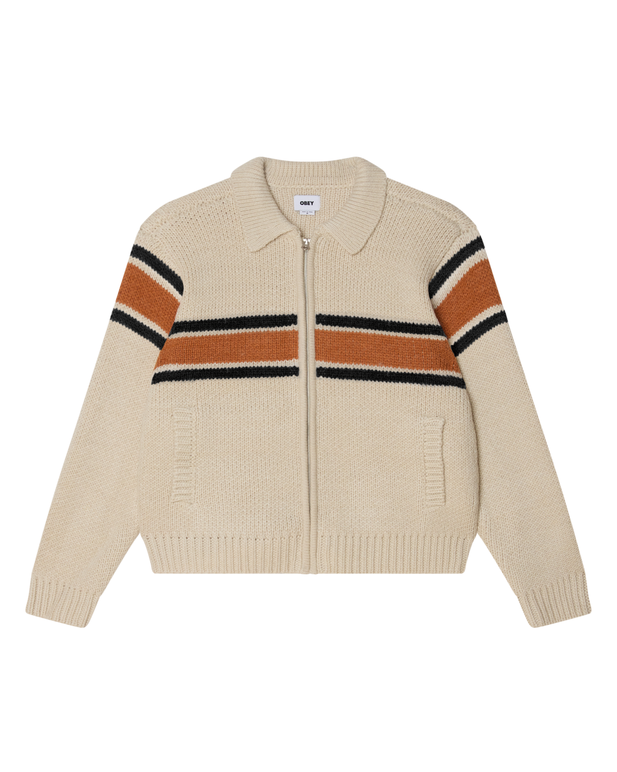 BERNARD ZIP UP SWEATER