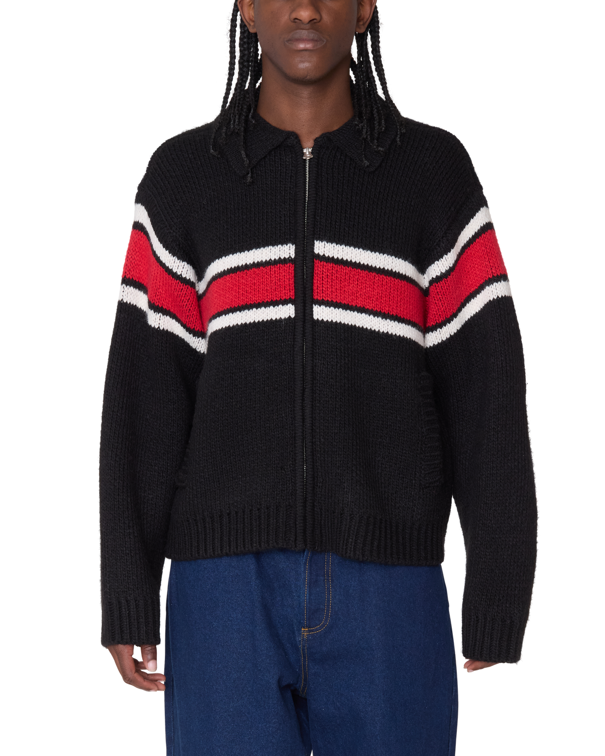 BERNARD ZIP UP SWEATER