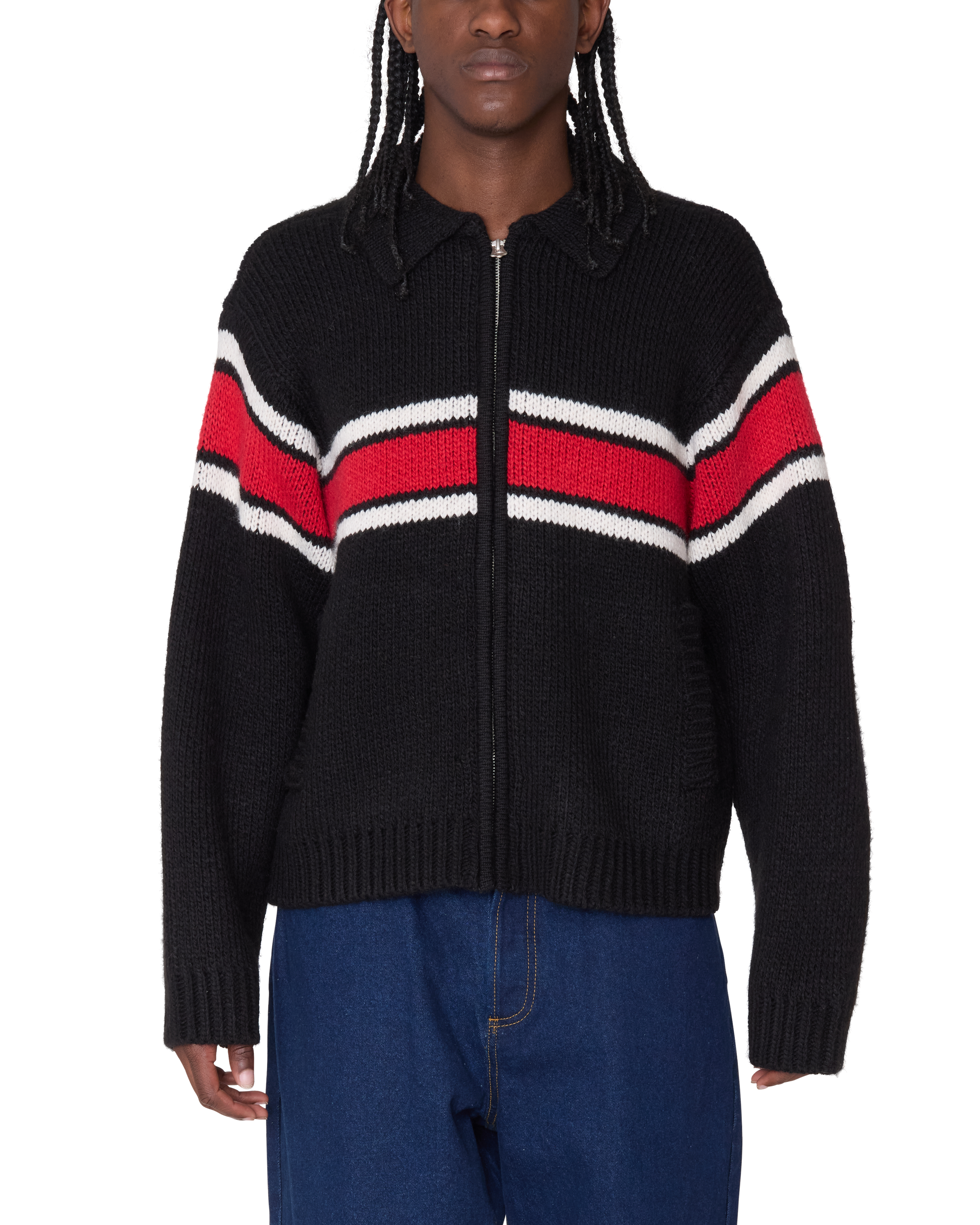 BERNARD ZIP UP SWEATER (zoomed)