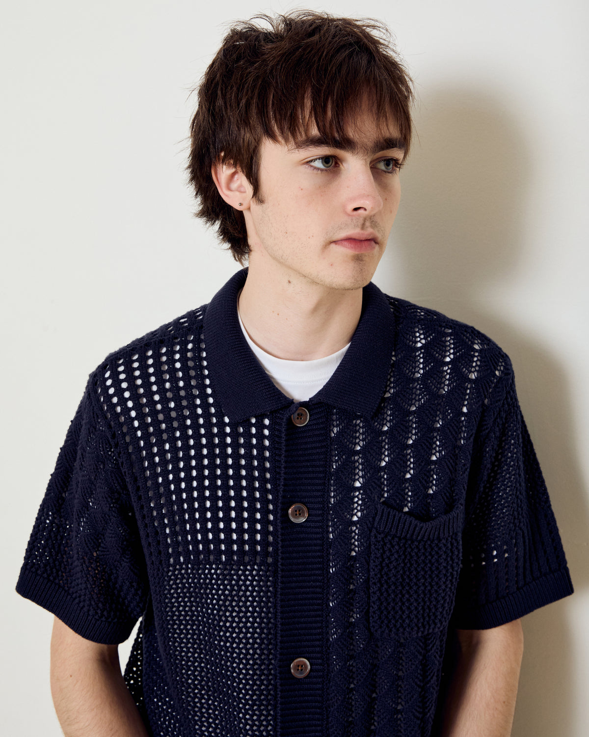 obey preston sweater shirt navy