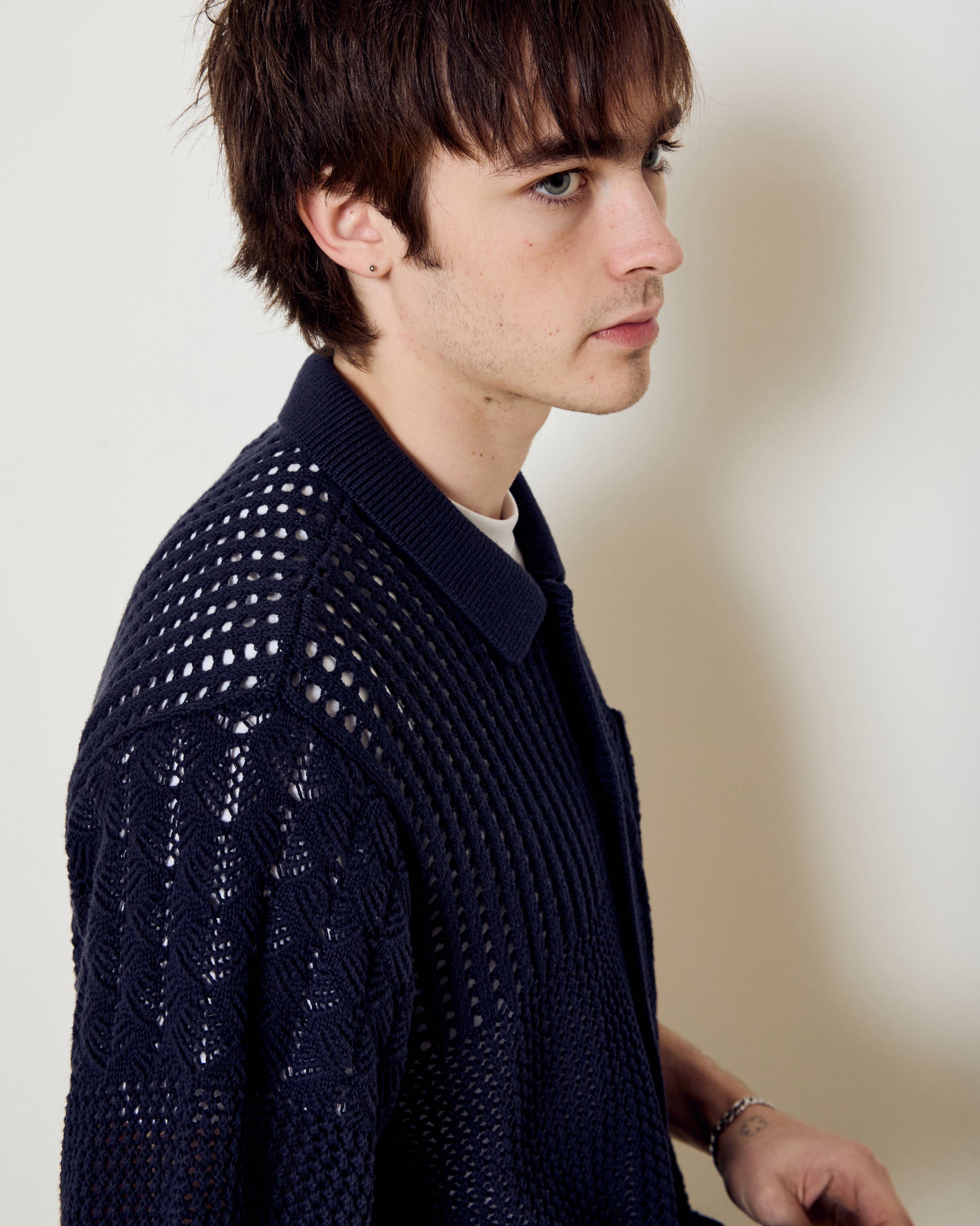 obey preston sweater shirt navy (zoomed)
