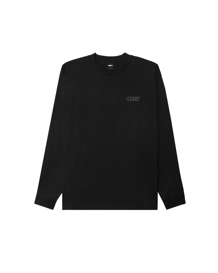obey-treble-classic-ls-t-shirt-black - alternate view