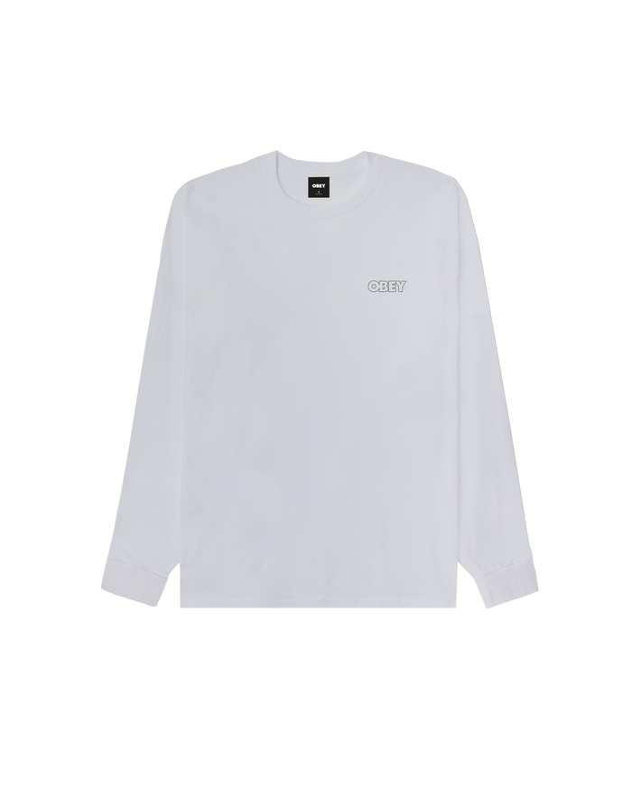 obey-treble-classic-ls-t-shirt-white - alternate view