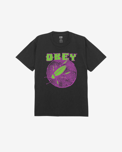 Obey Men's Lay Waste Pigment T-Shirt in Black - Size XL