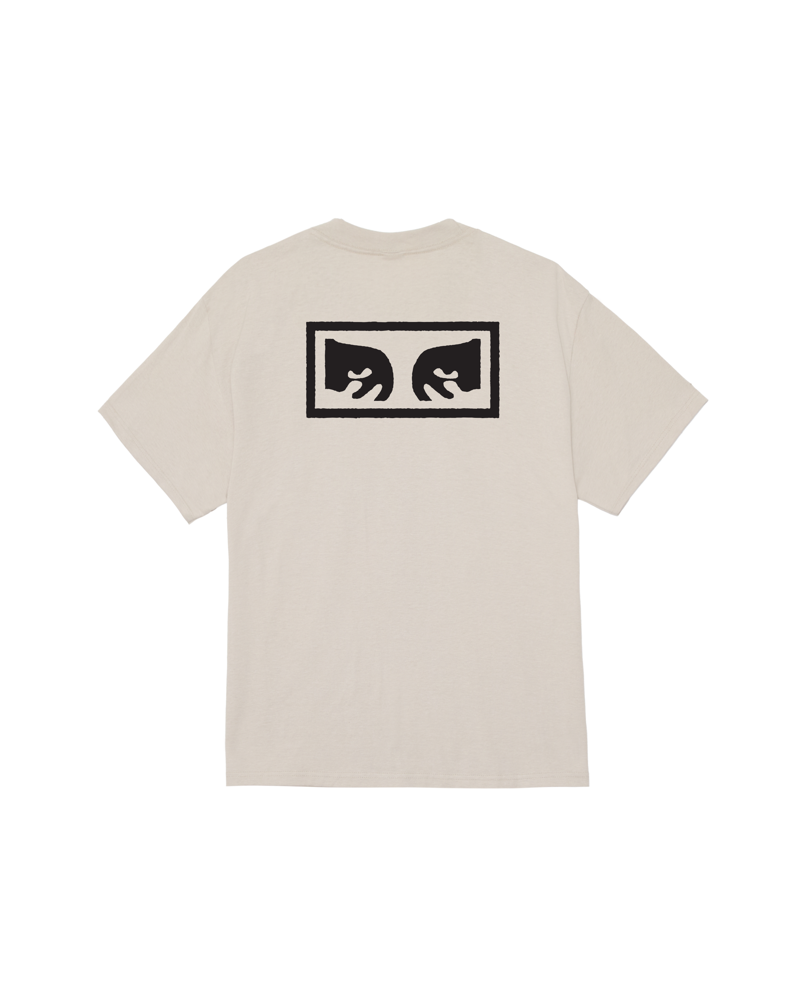 obey eyes iii classic t shirt silver grey