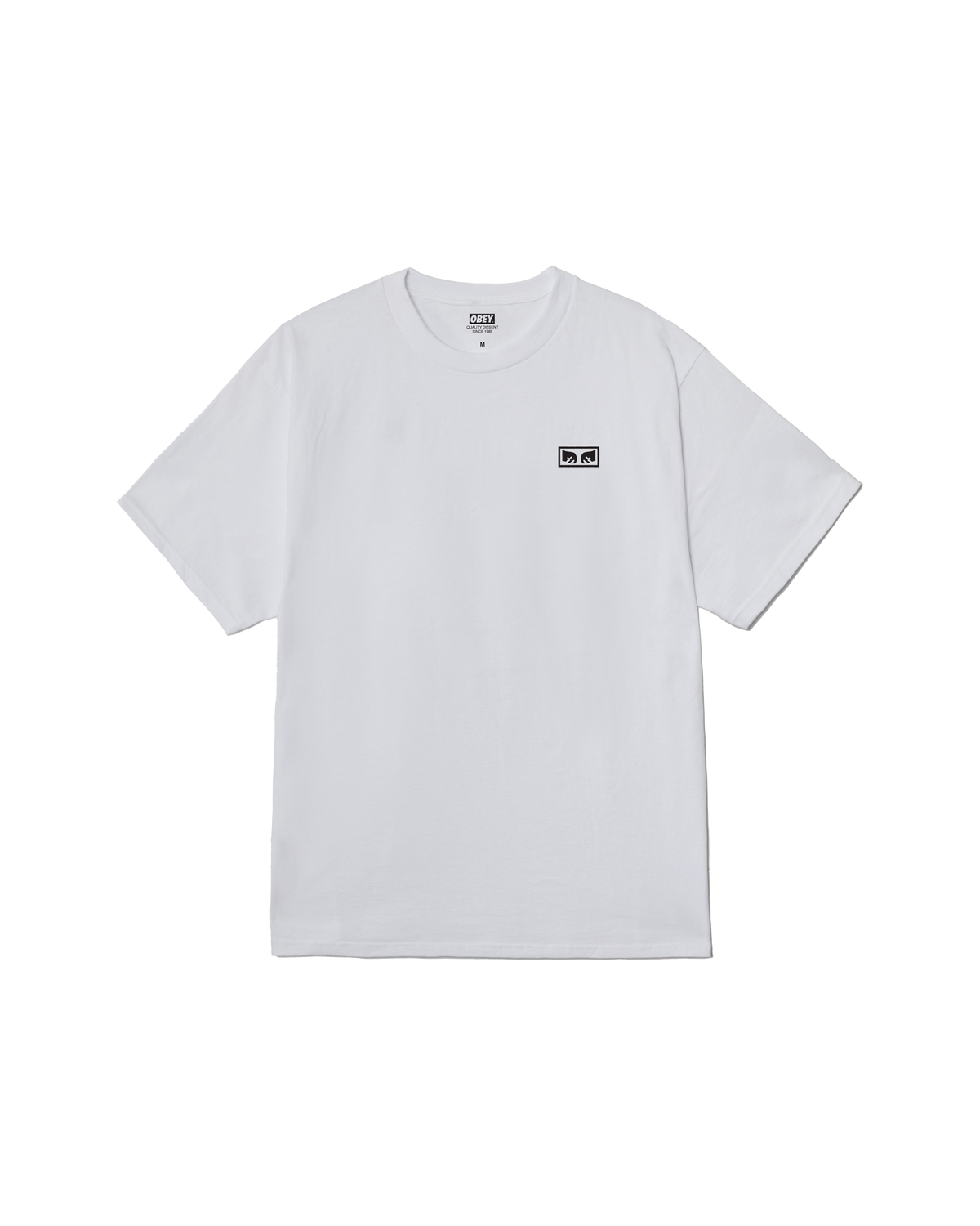 obey eyes iii classic t shirt white