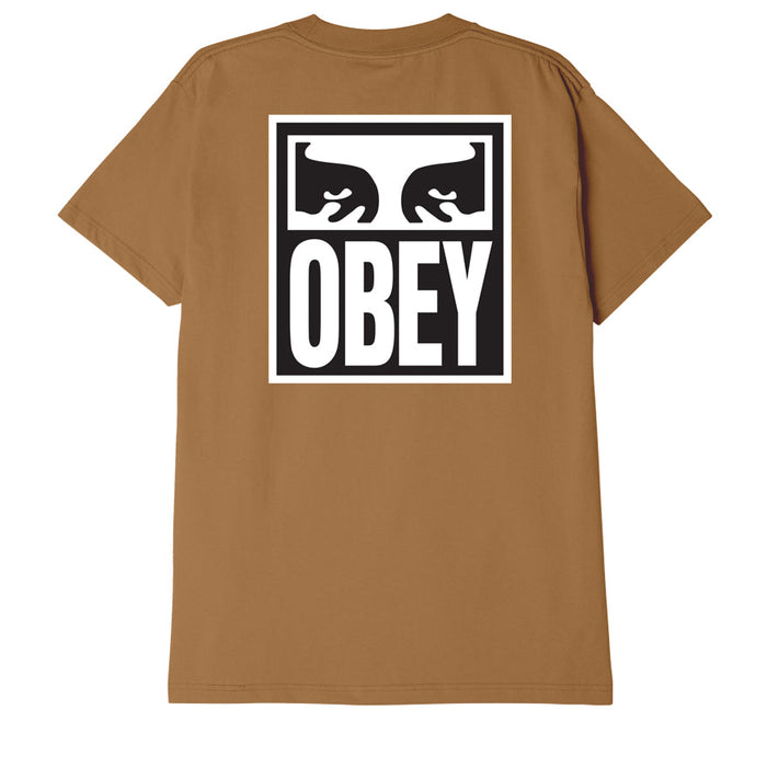 obey eyes icon ii classic t shirt brown sugar