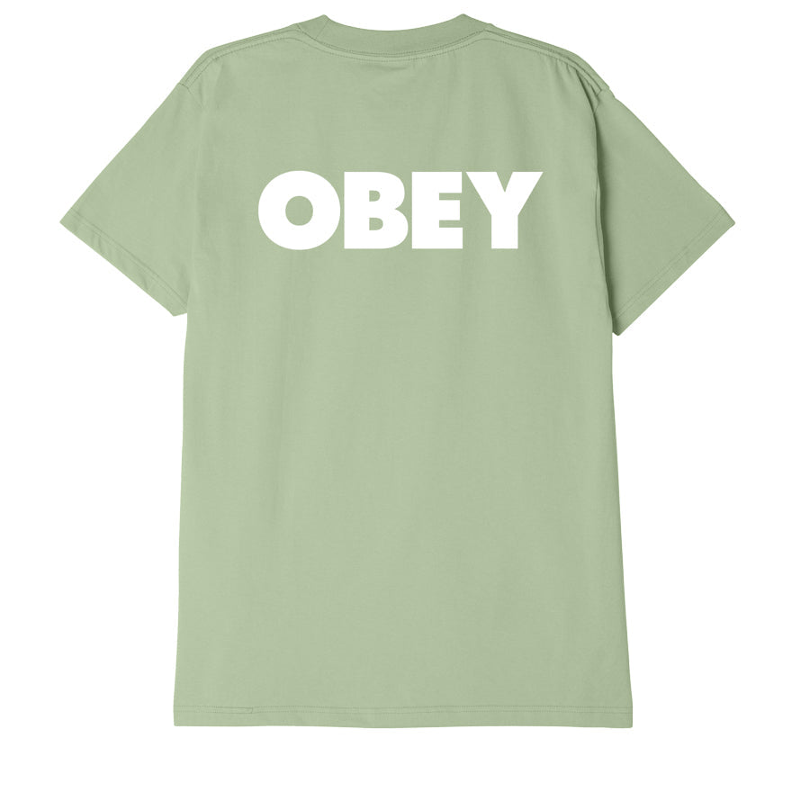 obey bold obey ii classic t shirt cucumber