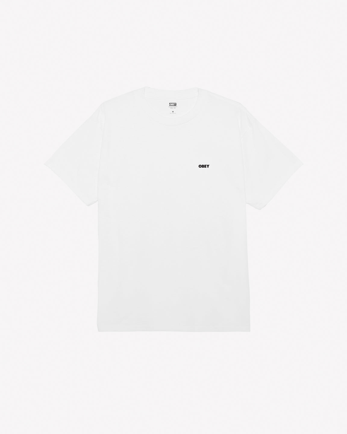 obey bold obey ii classic t shirt white