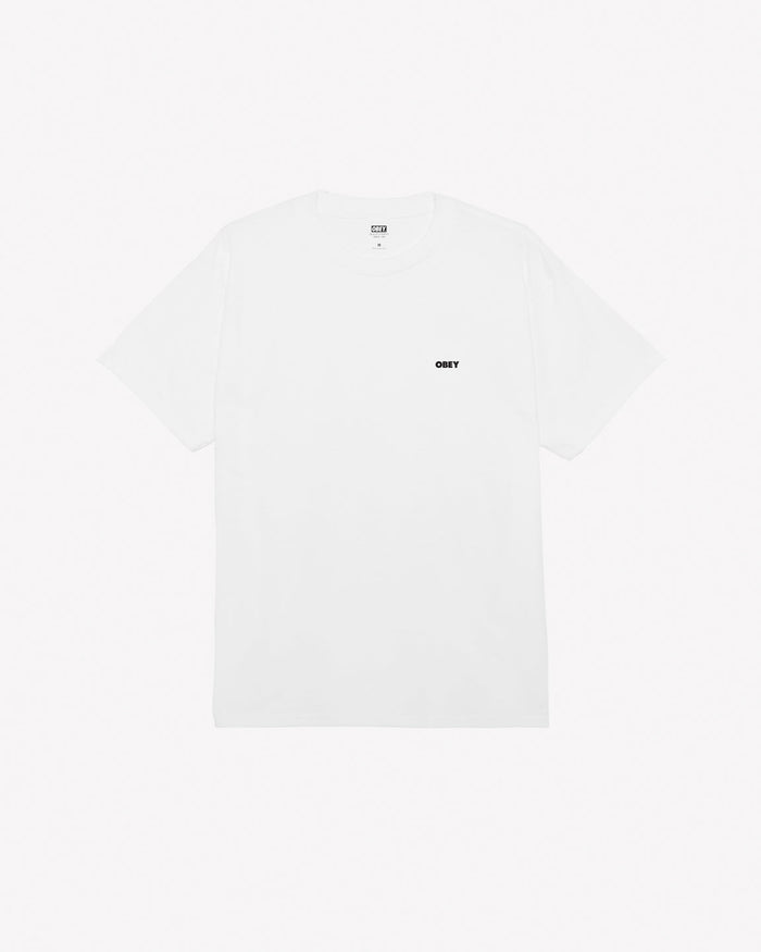 obey bold obey ii classic t shirt white