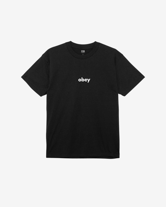 obey lowercase ii classic t shirt black