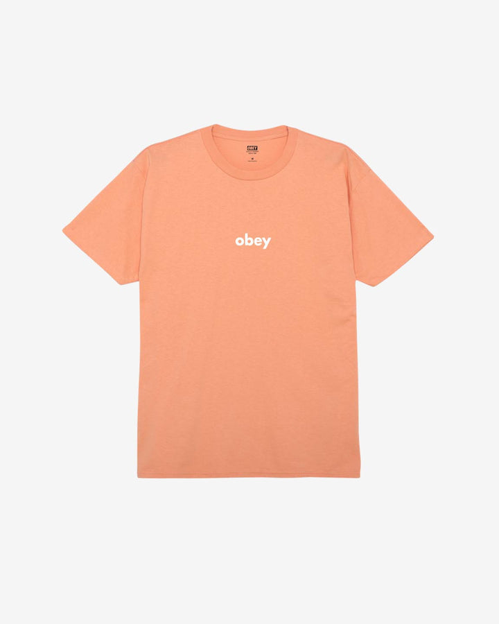 OBEY LOWER CASE II CLASSIC T-SHIRT CITRUS