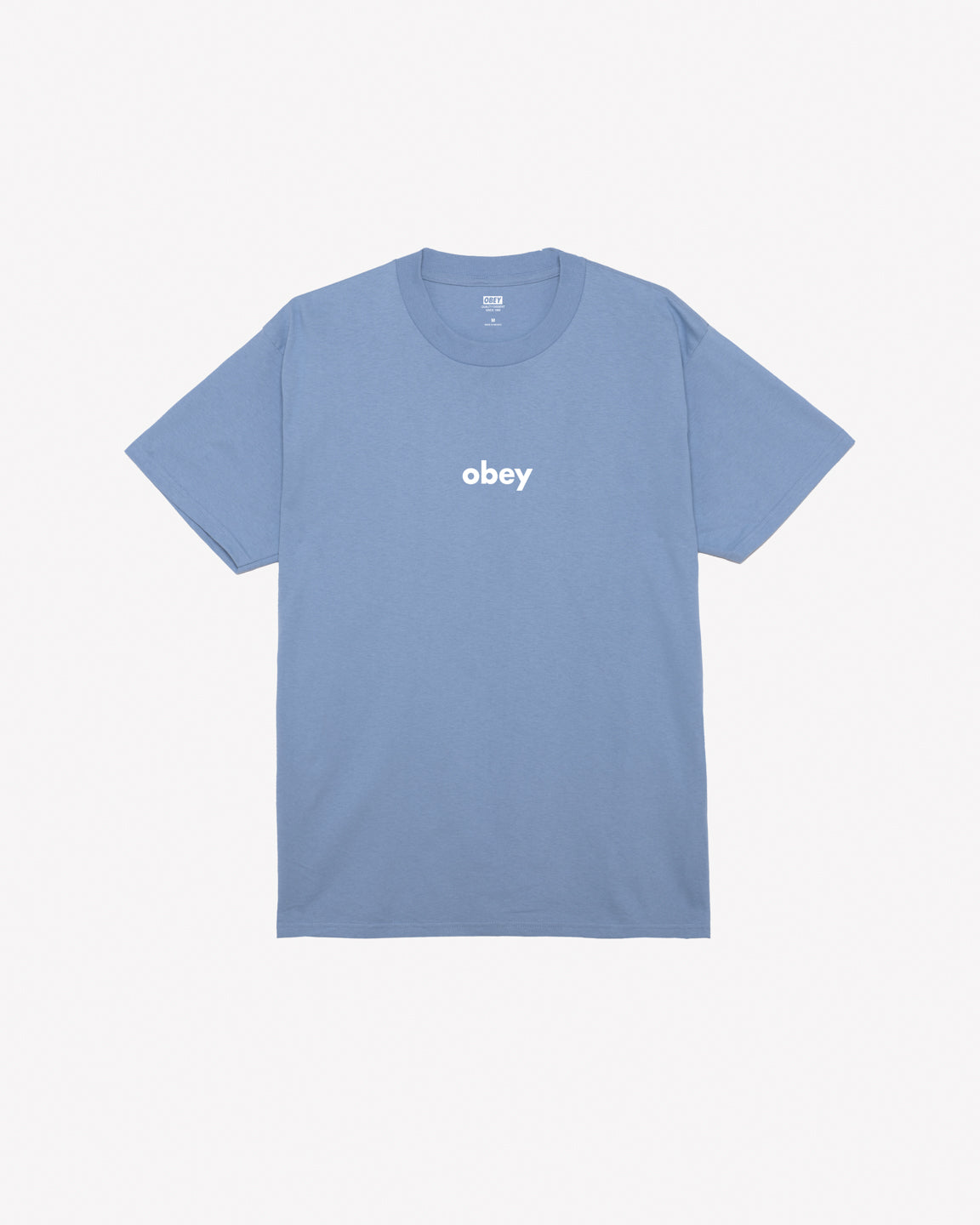 obey lowercase ii classic t shirt digital violet