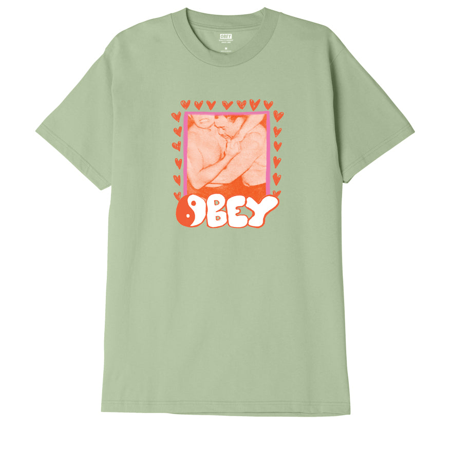 WRESTLER CLASSIC T-SHIRT CUCUMBER | OBEY Clothing