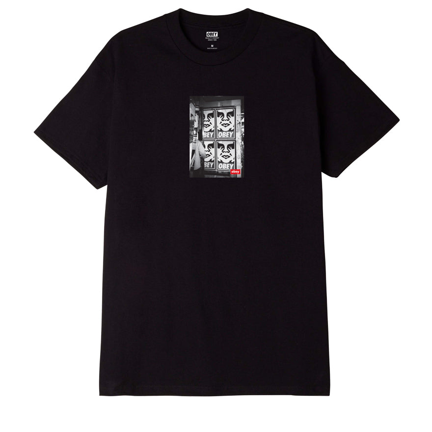 OBEY ICON PHOTO CLASSIC T-SHIRT BLACK