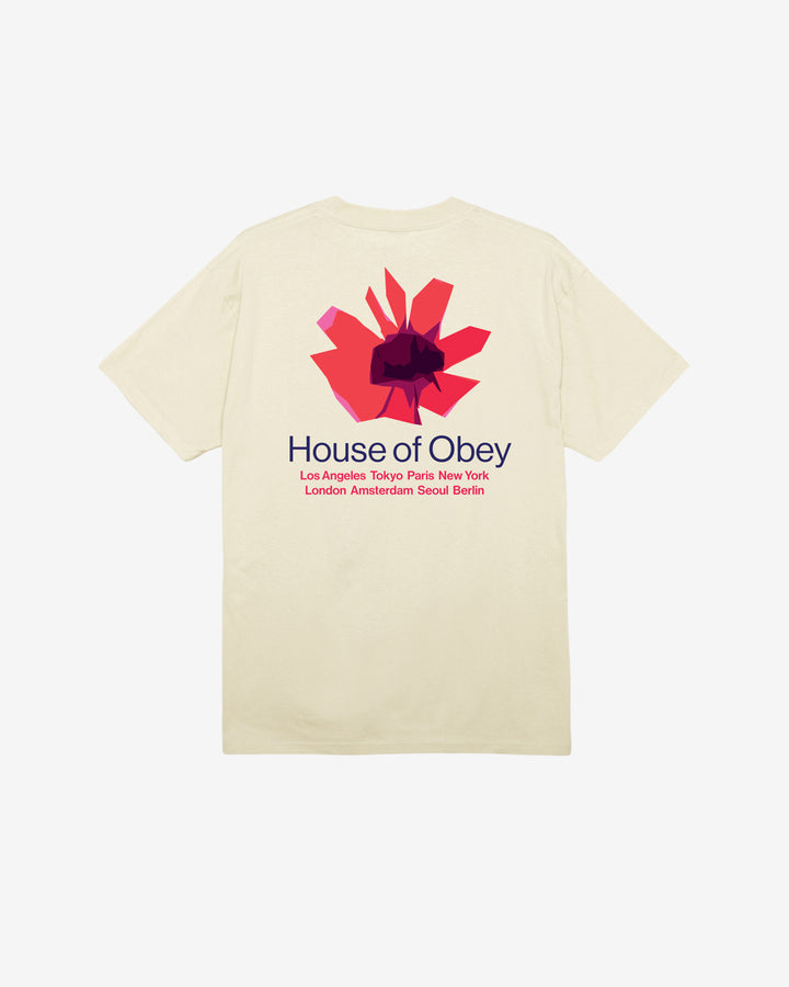 HOUSE OF FLORAL CLASSIC T-SHIRT CREAM