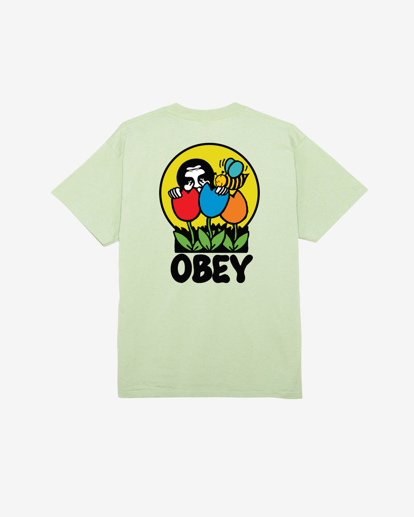 WAS HERE CLASSIC T-SHIRT CUCUMBER | OBEY Clothing