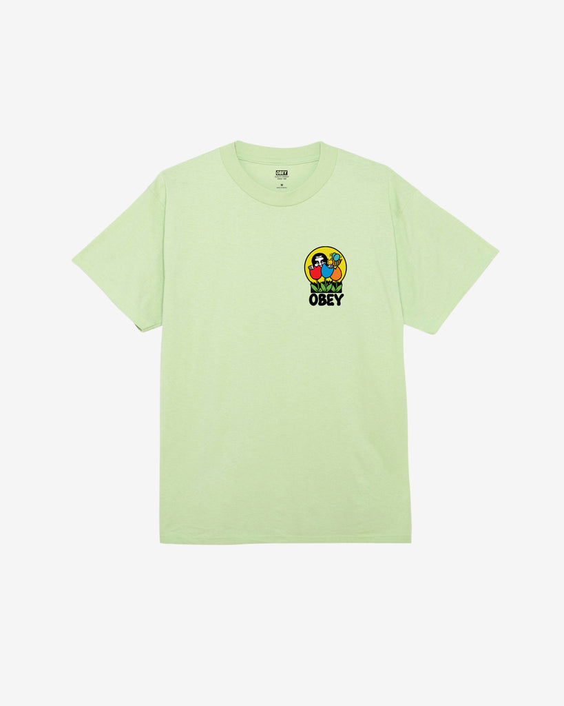 WAS HERE CLASSIC T-SHIRT CUCUMBER | OBEY Clothing