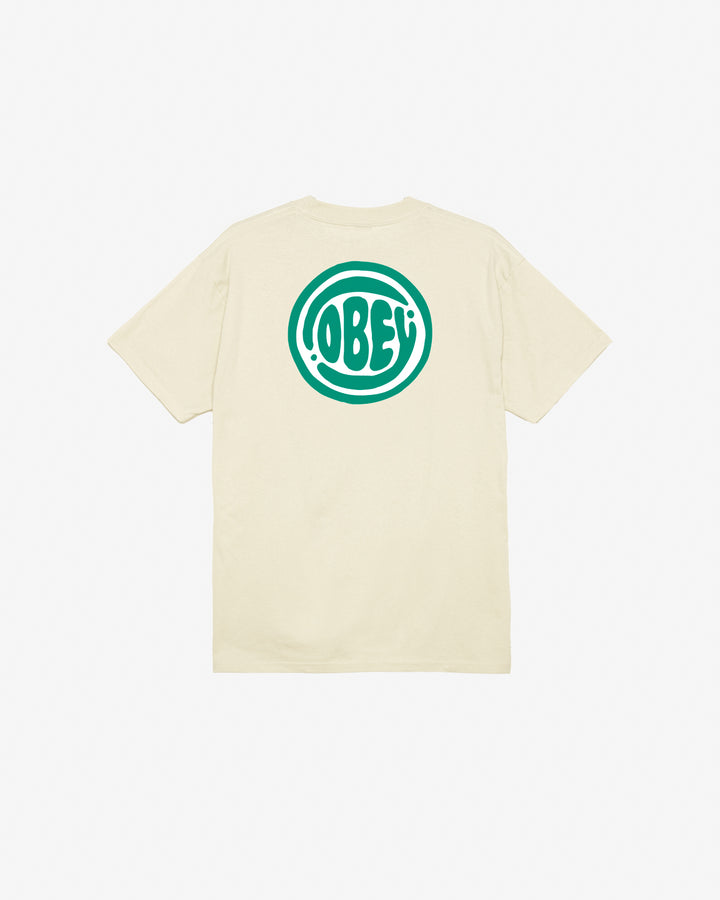 OBEY BUBBLE CLASSIC T-SHIRT CREAM