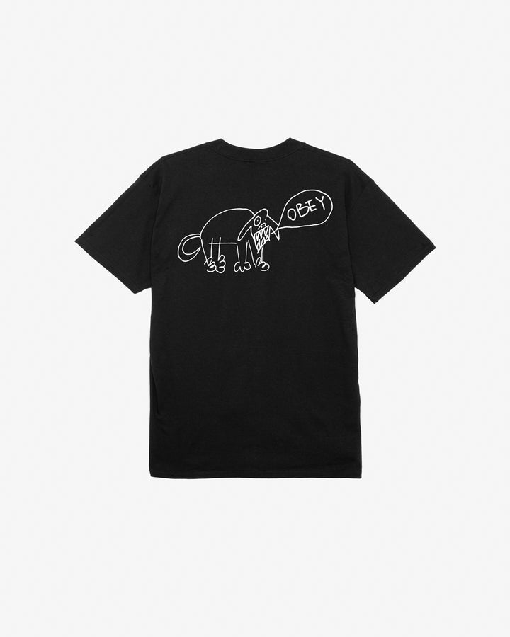 ANGRY DOG CLASSIC T-SHIRT BLACK