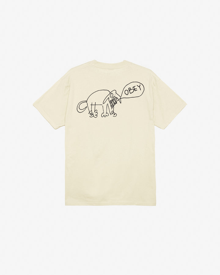 ANGRY DOG CLASSIC T-SHIRT CREAM