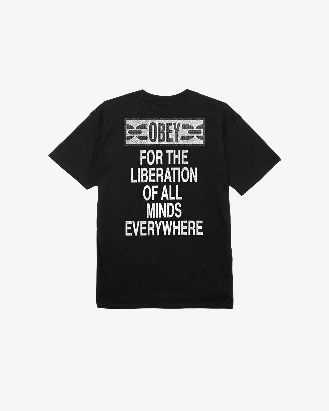 obey liberation classic t shirt black