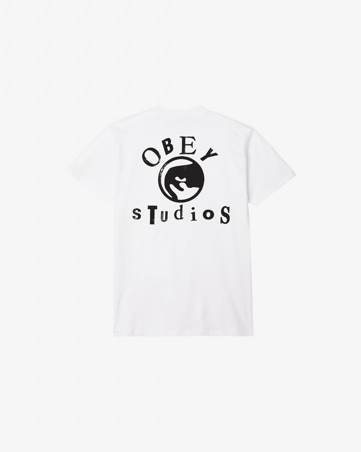 OBEY STUDIOS ICON CLASSIC T-SHIRT WHITE