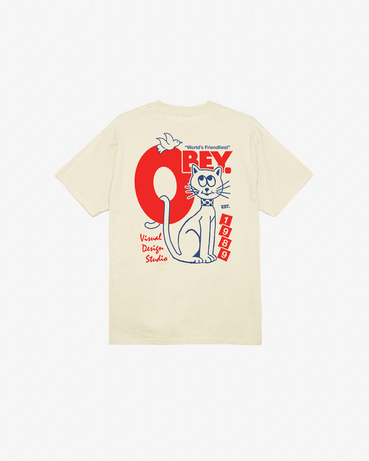 WORLDS FRIENDLIEST CLASSIC T-SHIRT CREAM