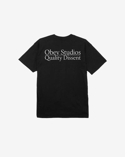 OBEY STUDIOS QUALITY DISSENT CLASSIC T-SHIRT